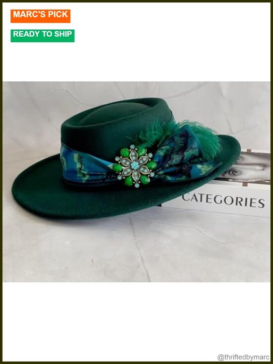 Wide Brim Fedora Hat Floppy Panama Sun Protection Adjustable Wedding main image 5